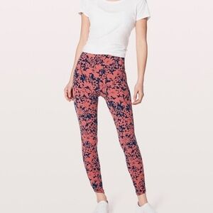 Lululemon all you do tight flora 6 nulu